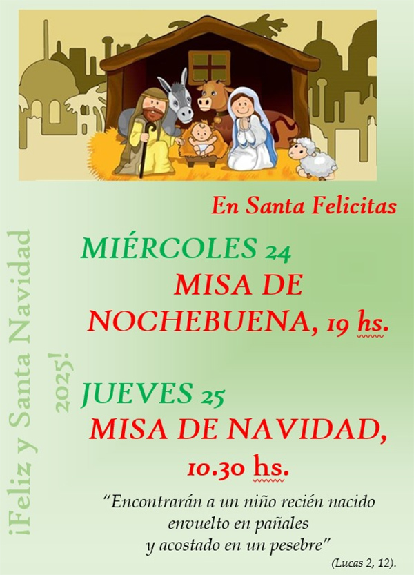 Celebraciones en Nochebuena y Navidad